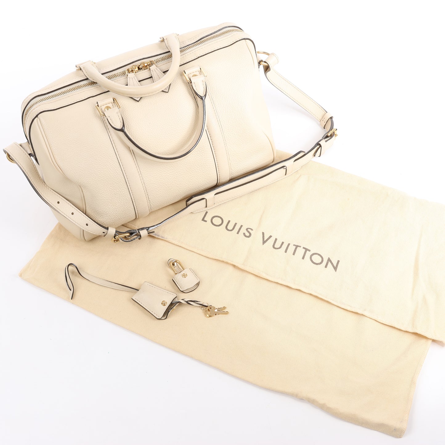 Louis Vuitton Sofia Coppola PM SC Handbag in Beige