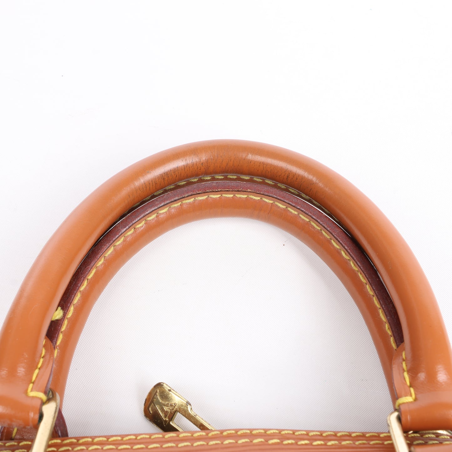Sac à main Louis Vuitton Alma en cuir épi marron