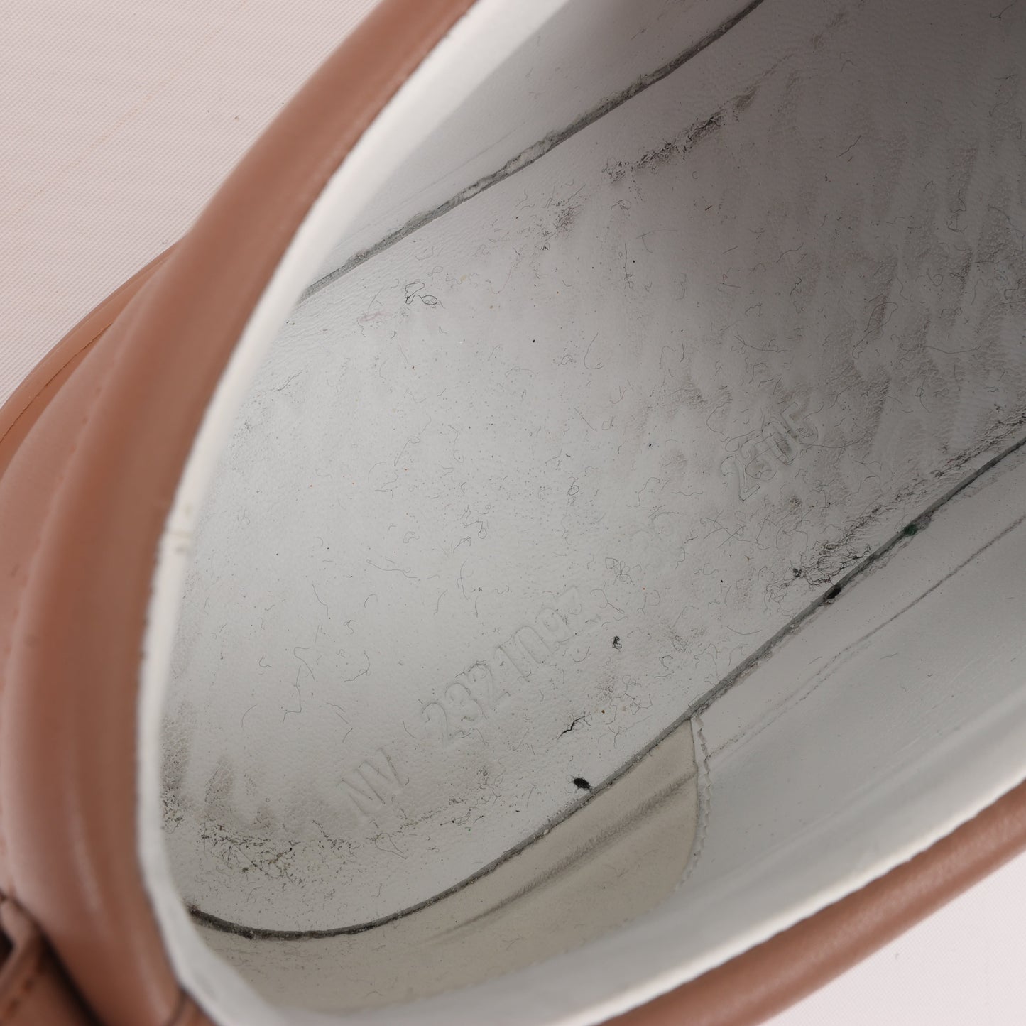 Baskets Hermès Happy en cuir marron, pointure 39