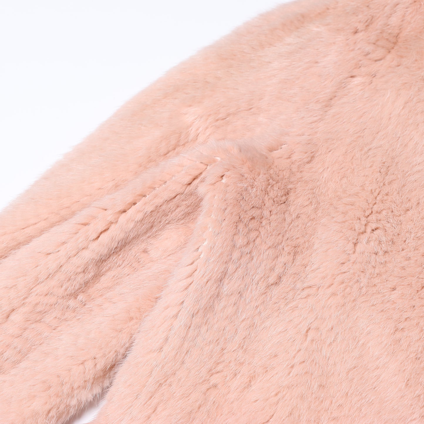 Escada Rosa Nerzpelzmantel, Größe 38