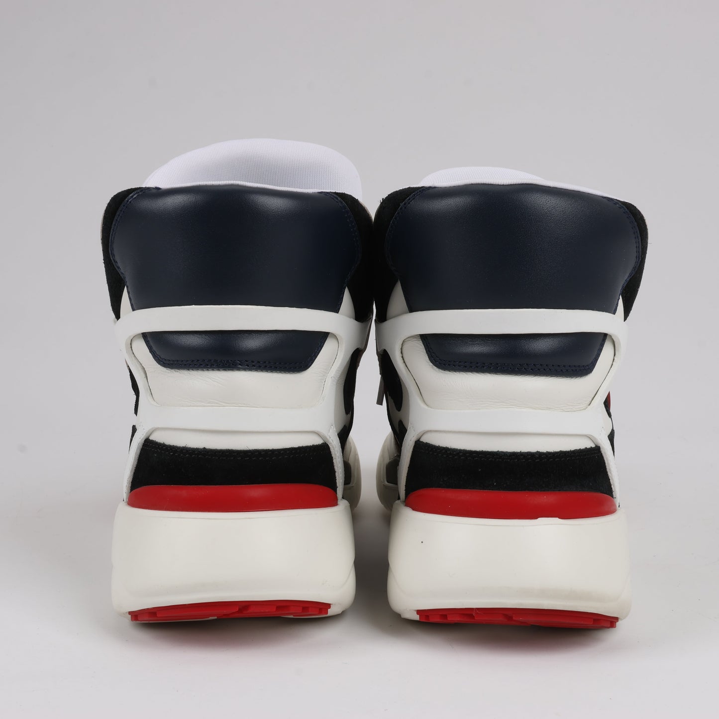 Valentino Garavani Leather High-top Sneakers in Multicolor, Size 44 EU