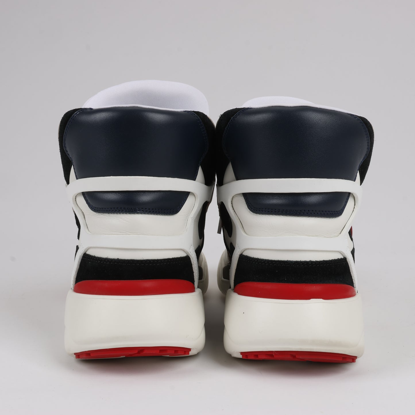 Valentino Garavani Leather High-top Sneakers in Multicolor, Size 44 EU