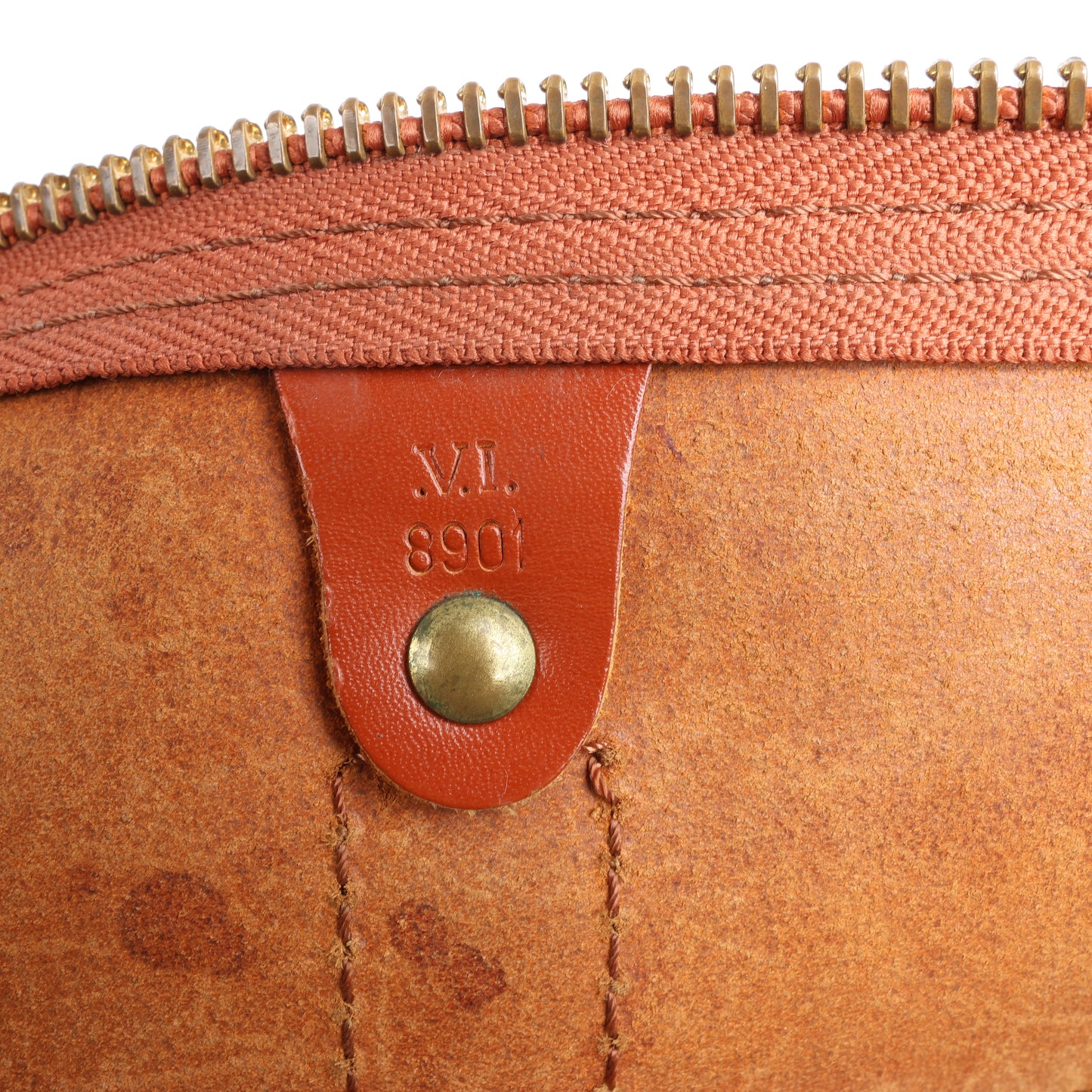 Louis Vuitton Epi Leather Keepall 45 Travel Bag in Brown M42978