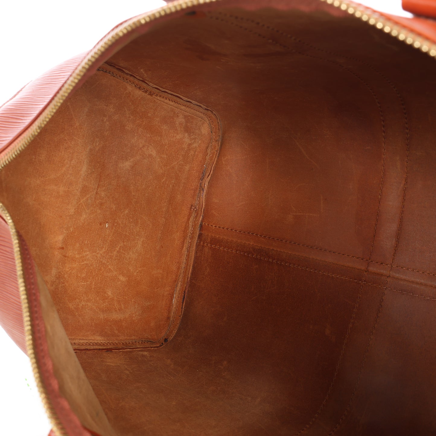 Louis Vuitton Epi Leather Keepall 45 Travel Bag in Brown M42978