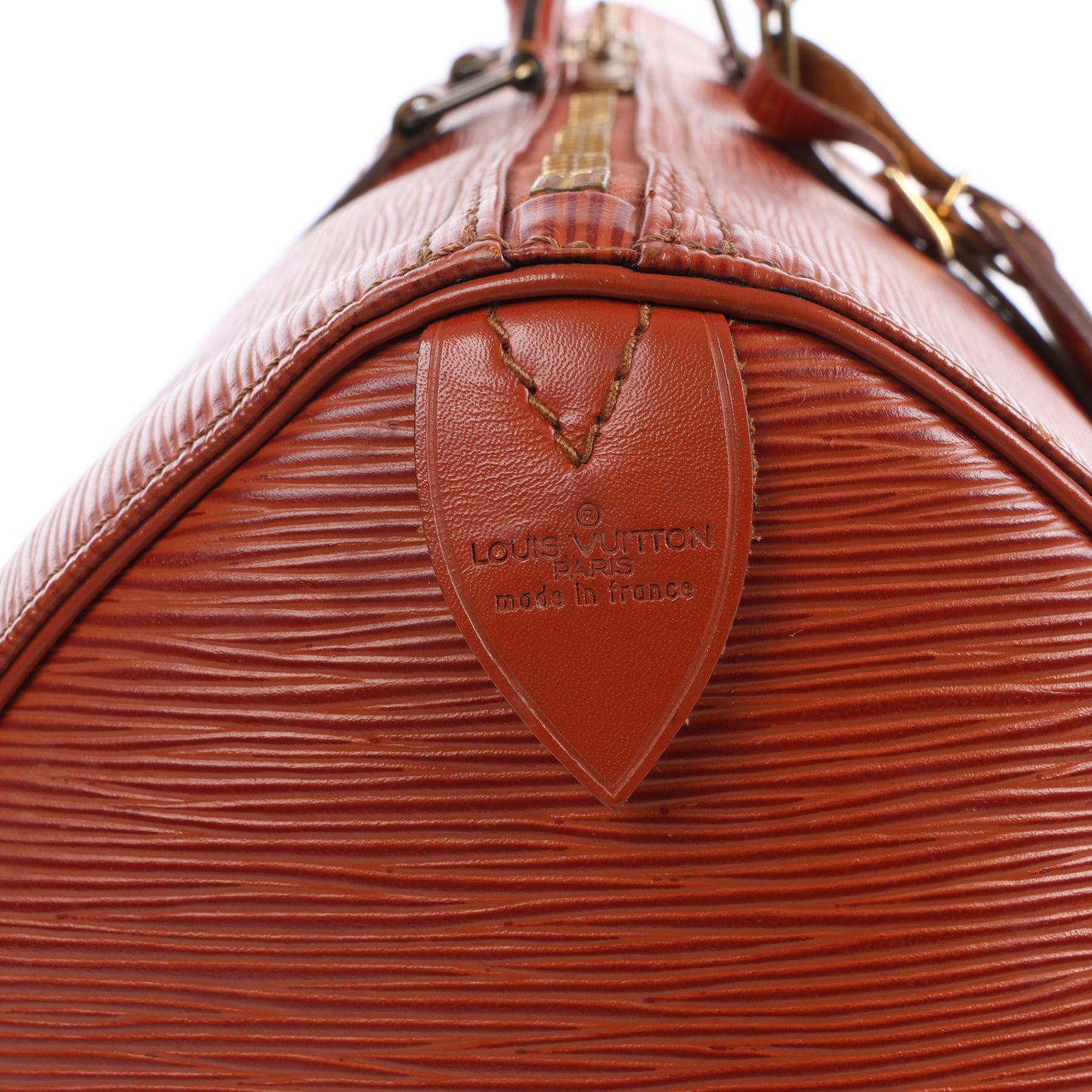 Louis Vuitton Epi Leather Keepall 45 Travel Bag in Brown M42978