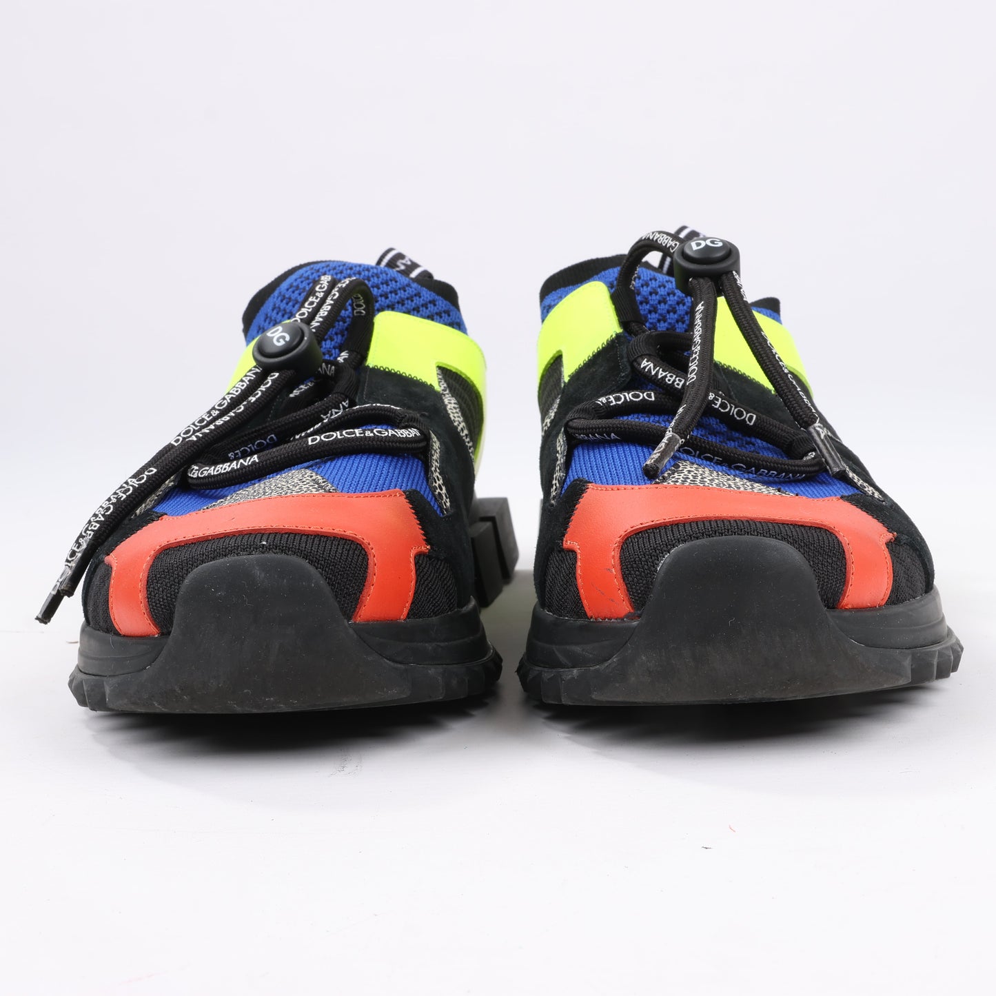 DOLCE & GABBANA Sorrento Fabric Sneakers in Multicolor, Size 45 EU, CS1718