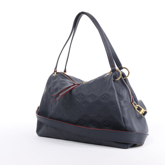 Louis Vuitton Monogram Empreinte Ponthieu Umhängetasche in Marineblau