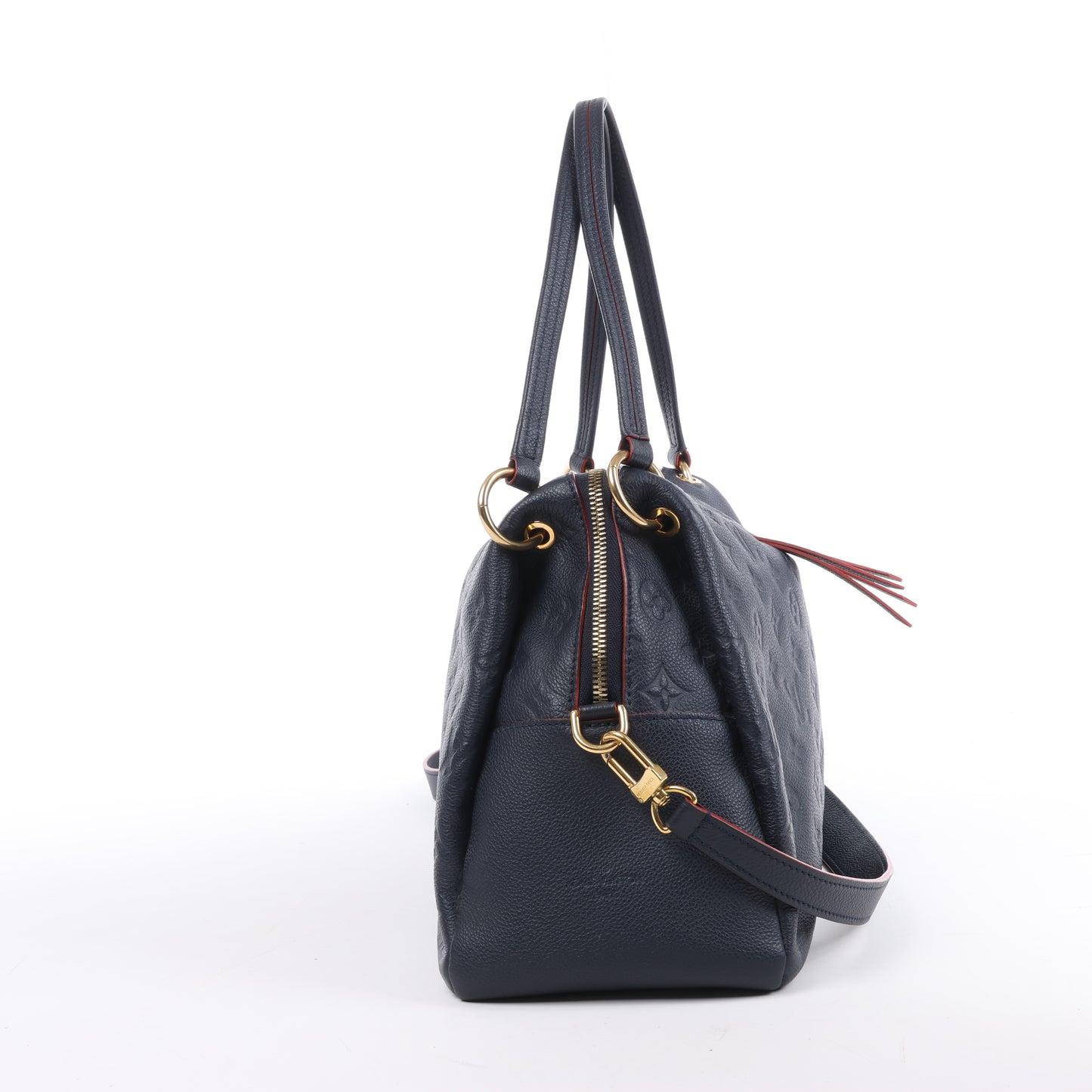 Louis Vuitton Monogram Empreinte Ponthieu Shoulder Bag in Navy