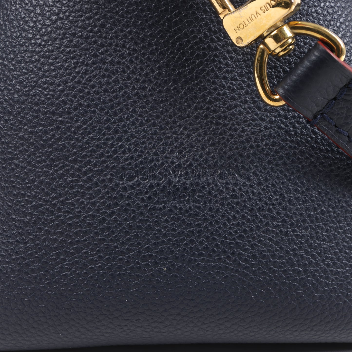Louis Vuitton Monogram Empreinte Ponthieu Shoulder Bag in Navy