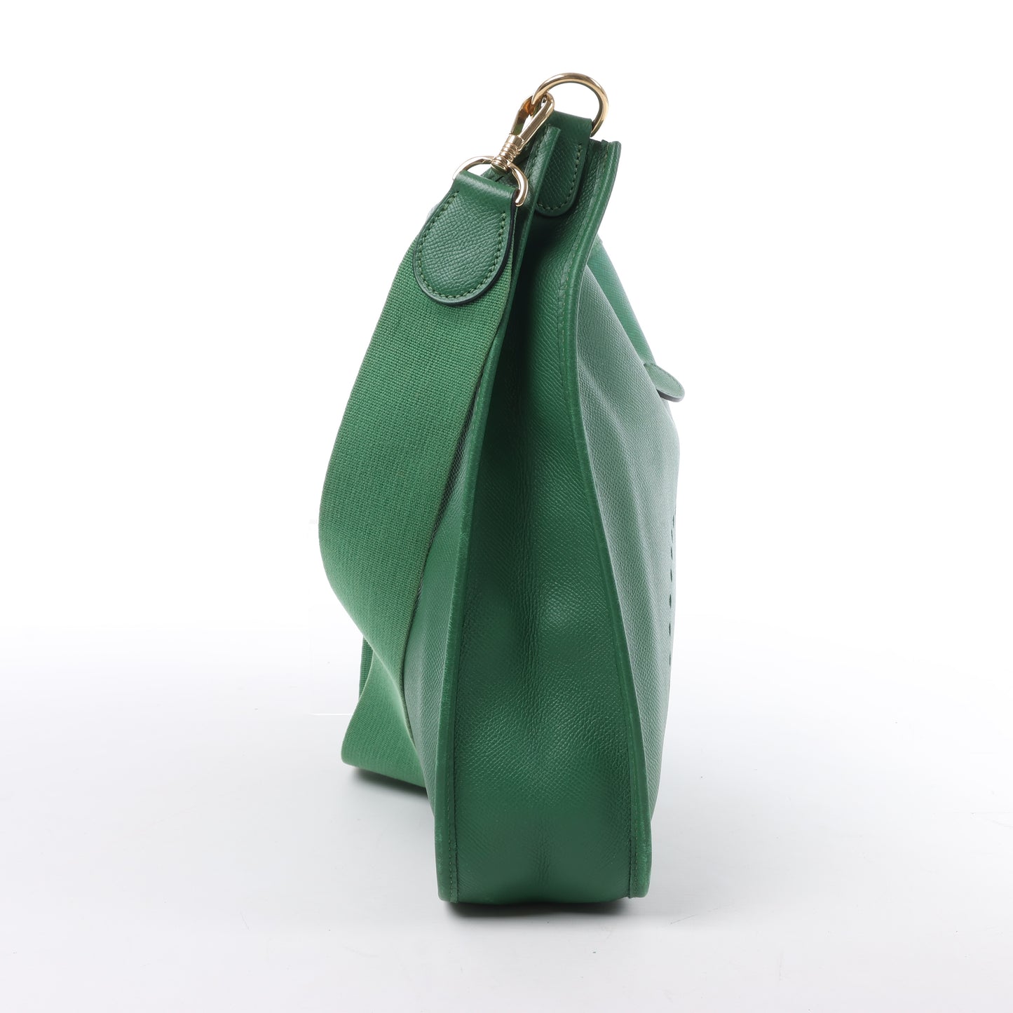 Hermès Evelyne 1 33 GM Cushbell Vert bengale Garnitures en métal doré □B: 1998