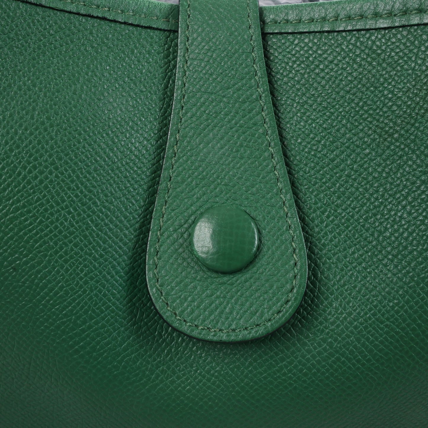 Hermès Evelyne 1 33 GM Cushbell Vert bengale Garnitures en métal doré □B: 1998