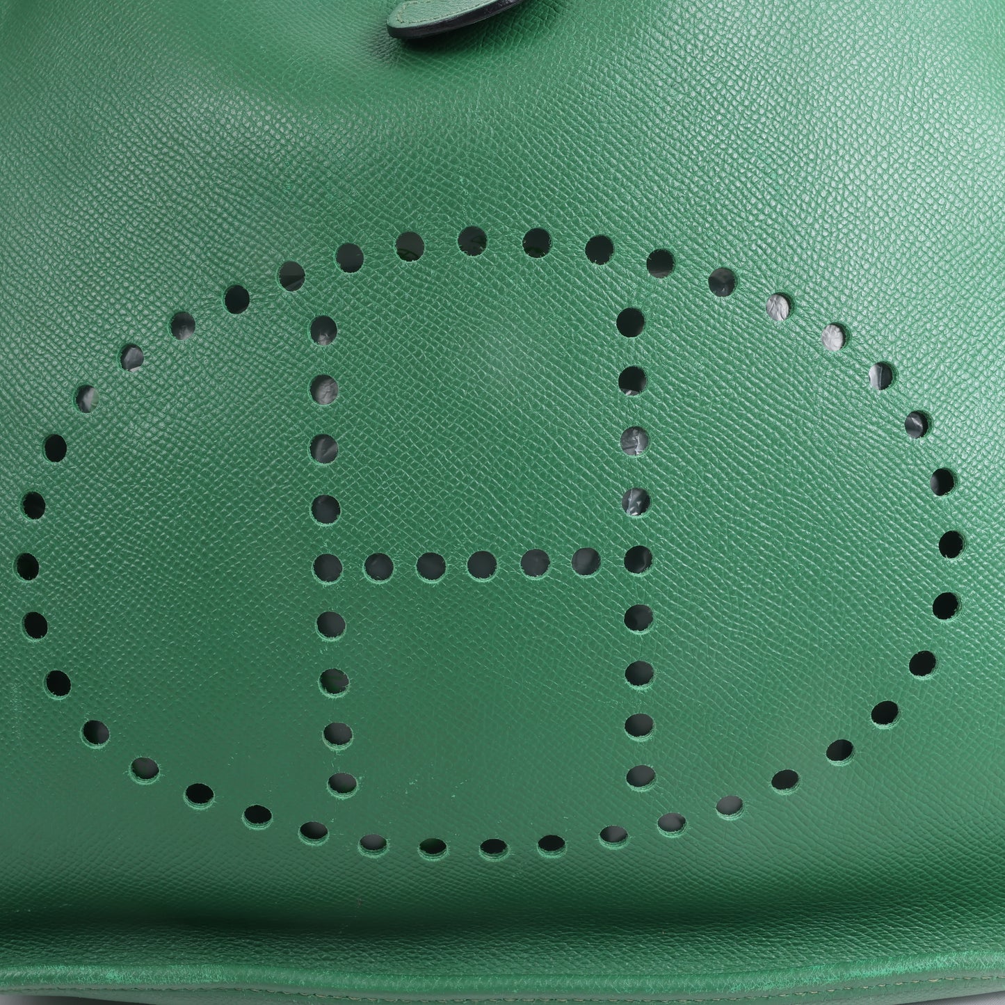 Hermès Evelyne 1 33 GM Cushbell Vert bengale Garnitures en métal doré □B: 1998