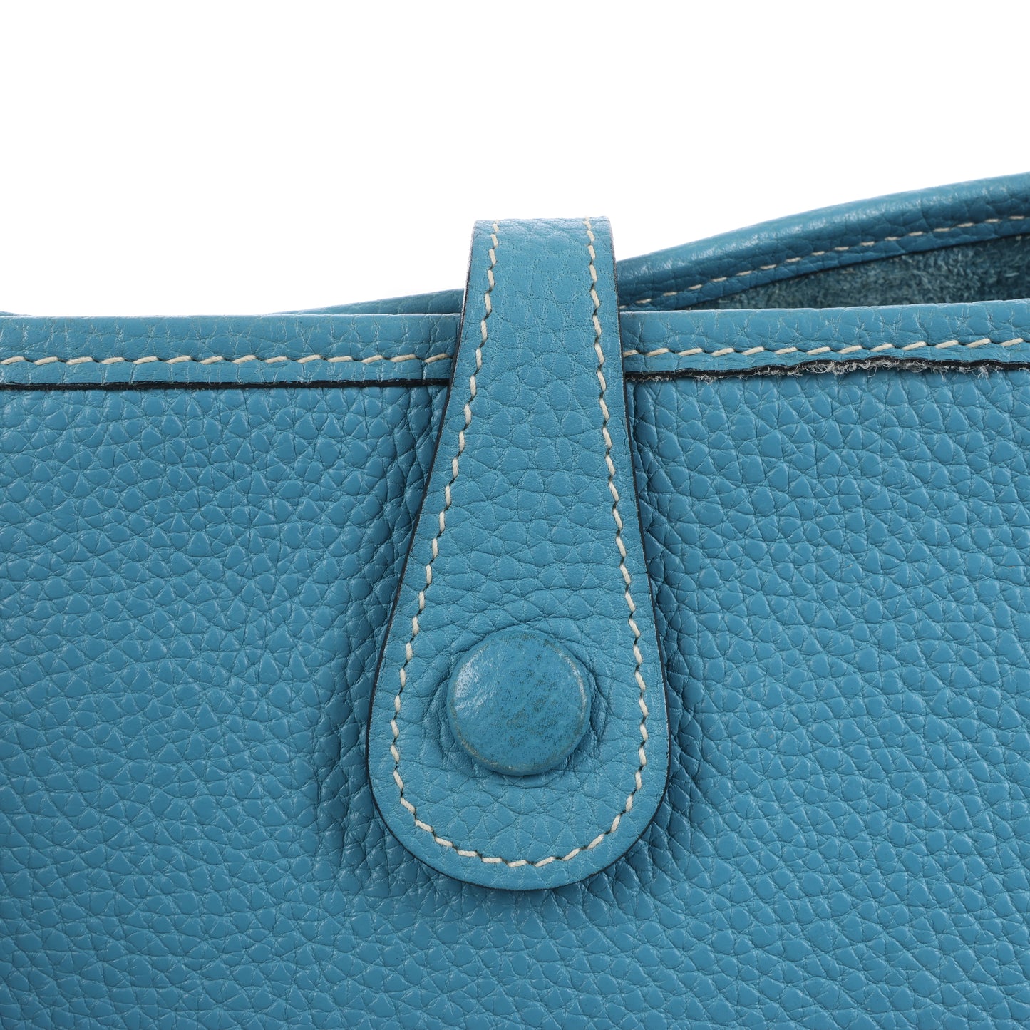 Hermès Evelyne 1 29 PM Taurillon Clemence Blue Jean Silber Metallbeschläge □H: 2004