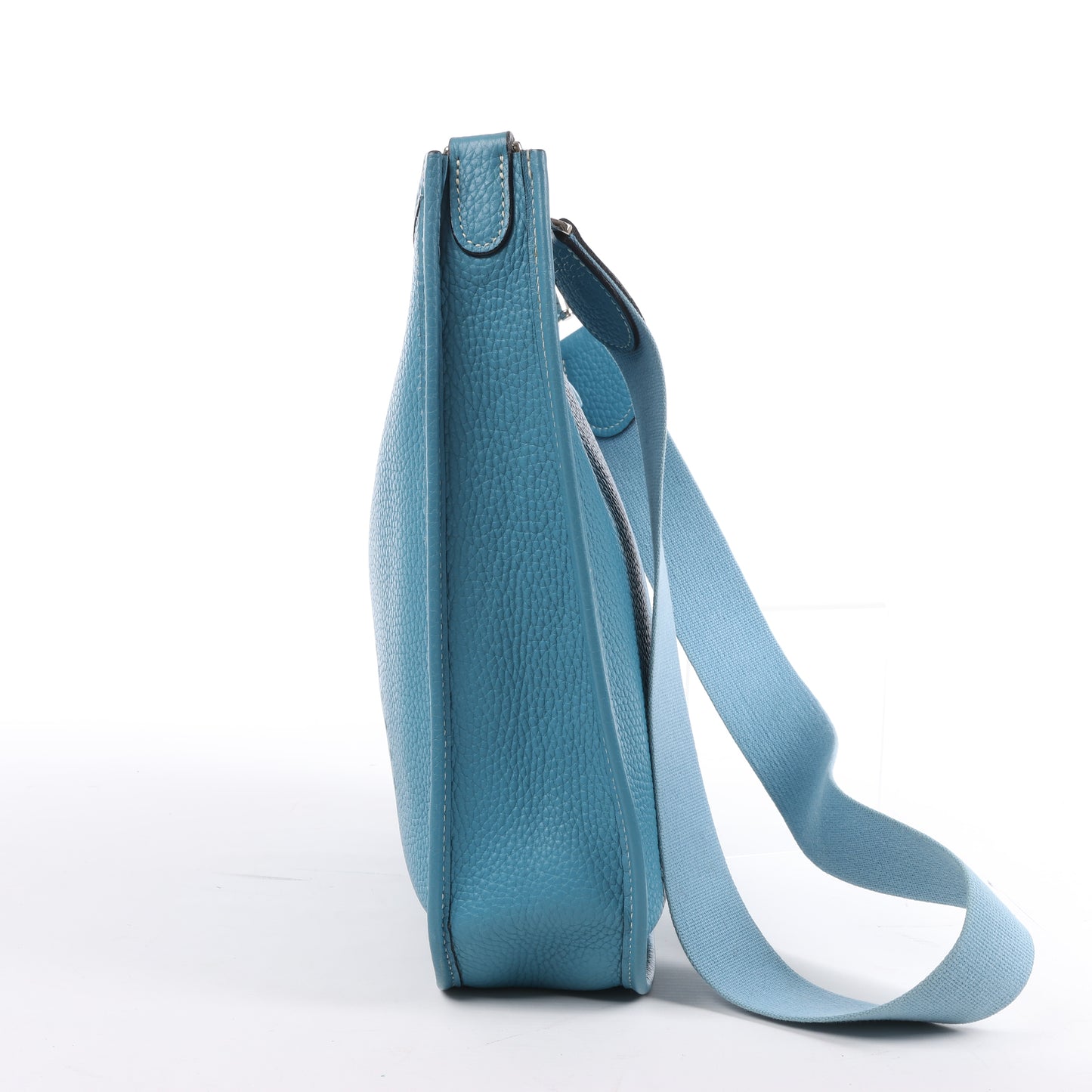 Hermès Evelyne 1 29 PM Taurillon Clemence Blue Jean Silber Metallbeschläge □H: 2004