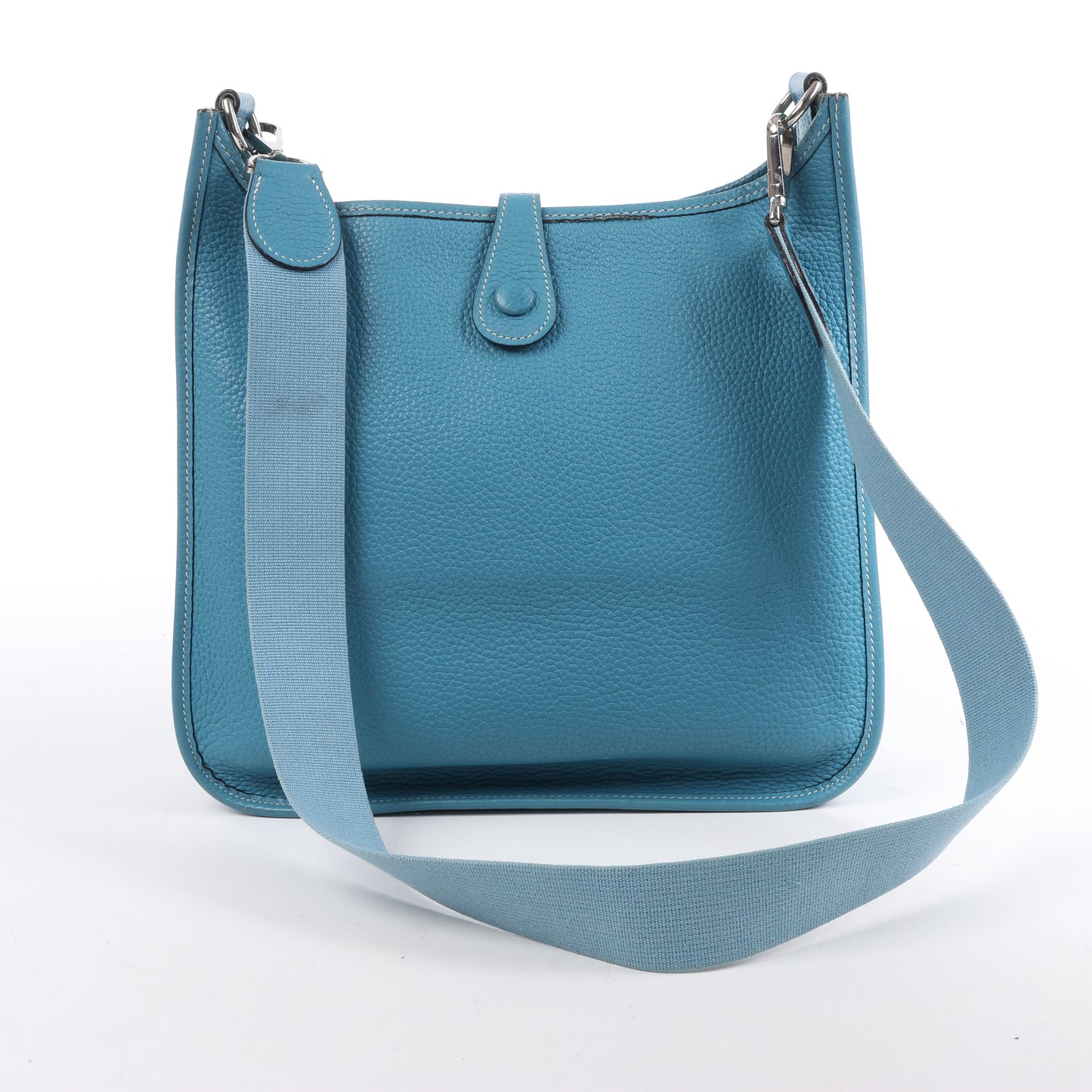 Hermès Evelyne 1 29 PM Taurillon Clemence Blue Jean Silber Metallbeschläge □H: 2004