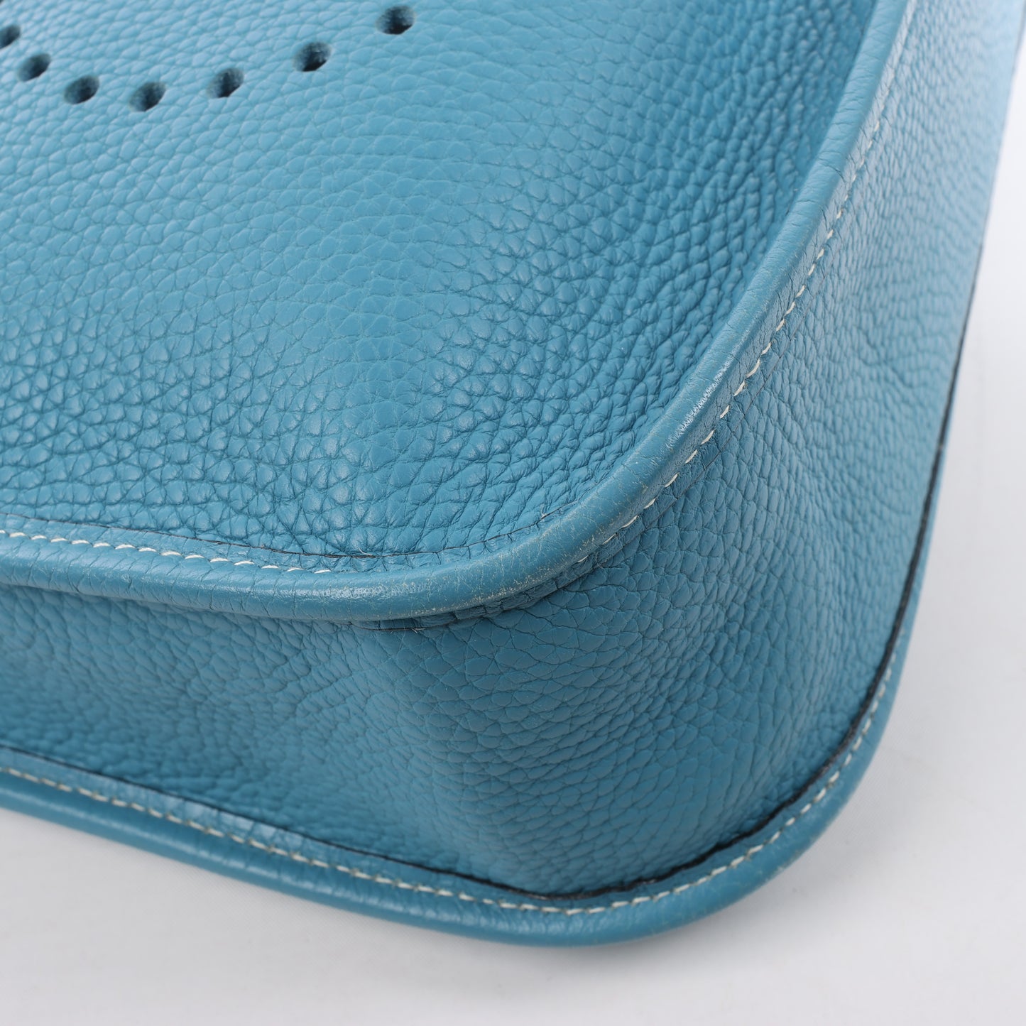Hermès Evelyne 1 29 PM Taurillon Clemence Blue Jean Silber Metallbeschläge □H: 2004