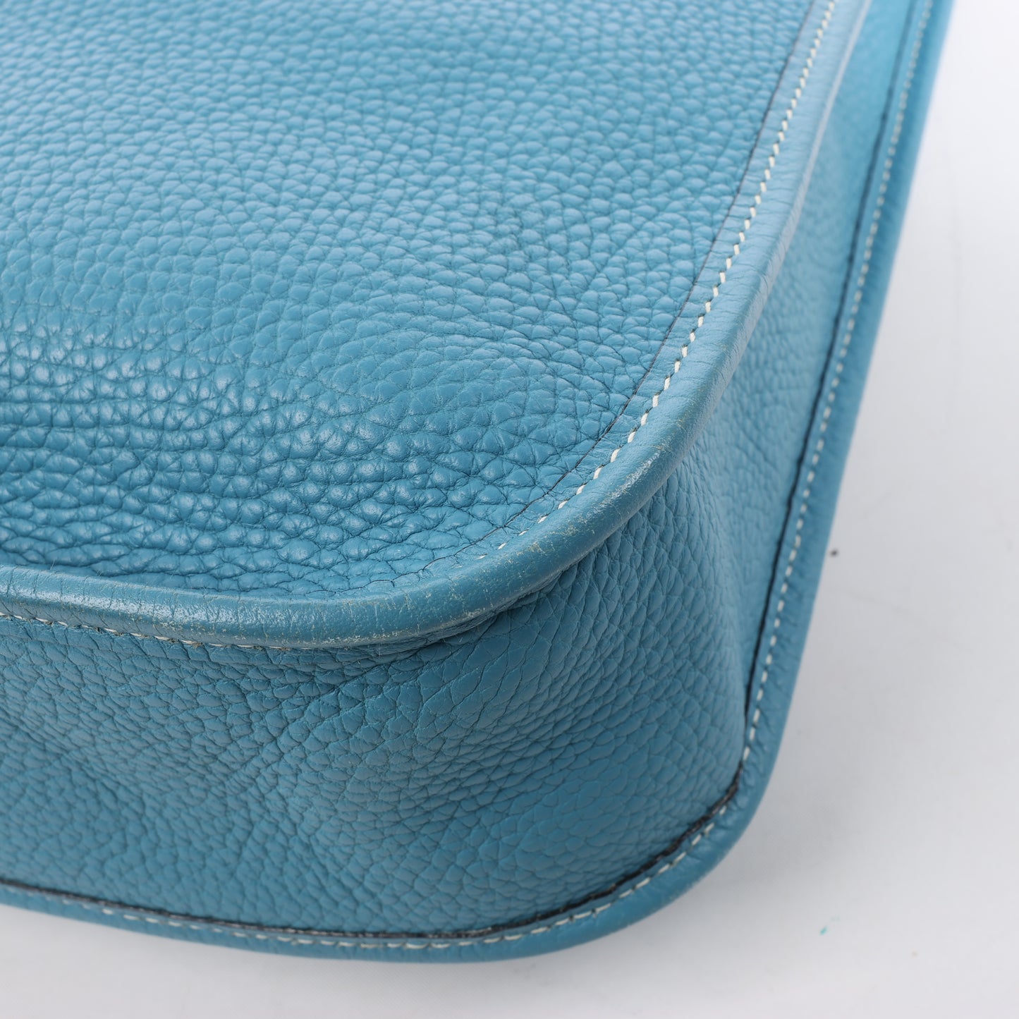 Hermès Evelyne 1 29 PM Taurillon Clemence Blue Jean Silber Metallbeschläge □H: 2004