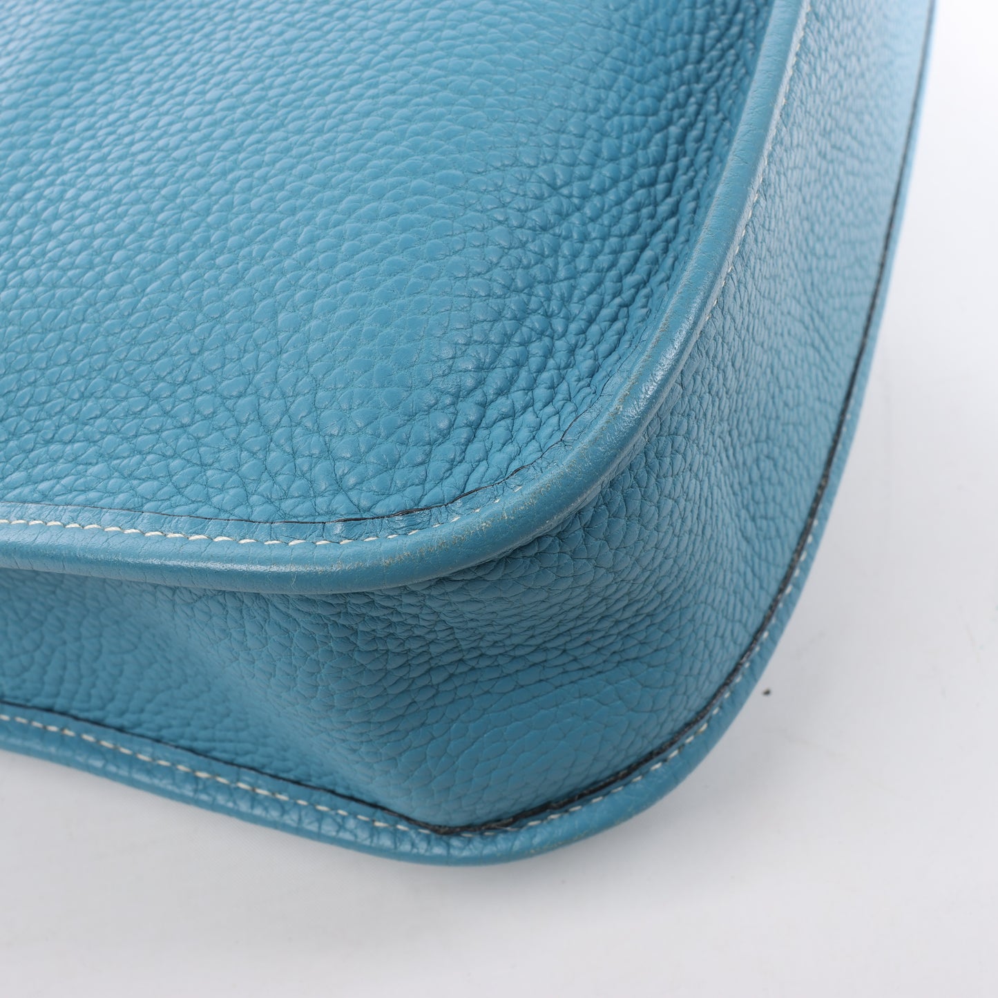 Hermès Evelyne 1 29 PM Taurillon Clemence Blue Jean Silber Metallbeschläge □H: 2004