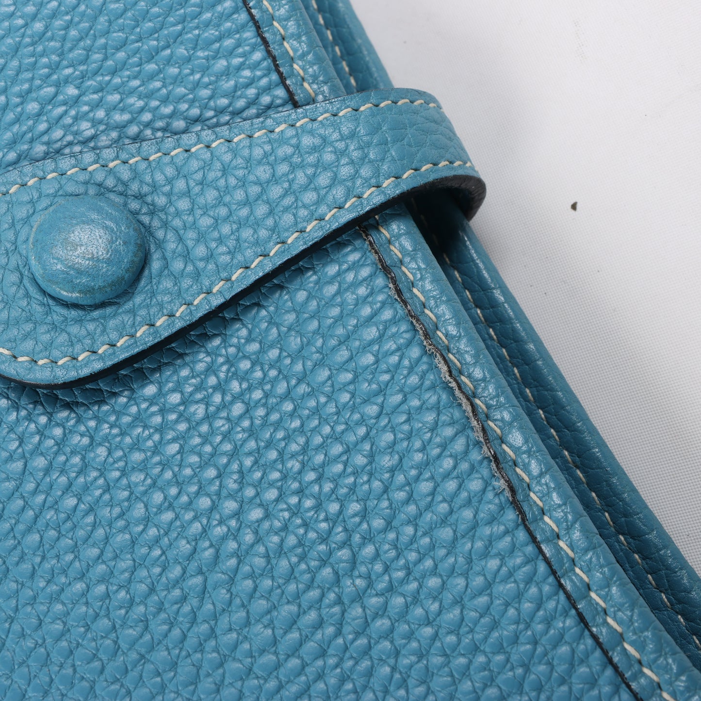 Hermès Evelyne 1 29 PM Taurillon Clemence Blue Jean Silber Metallbeschläge □H: 2004