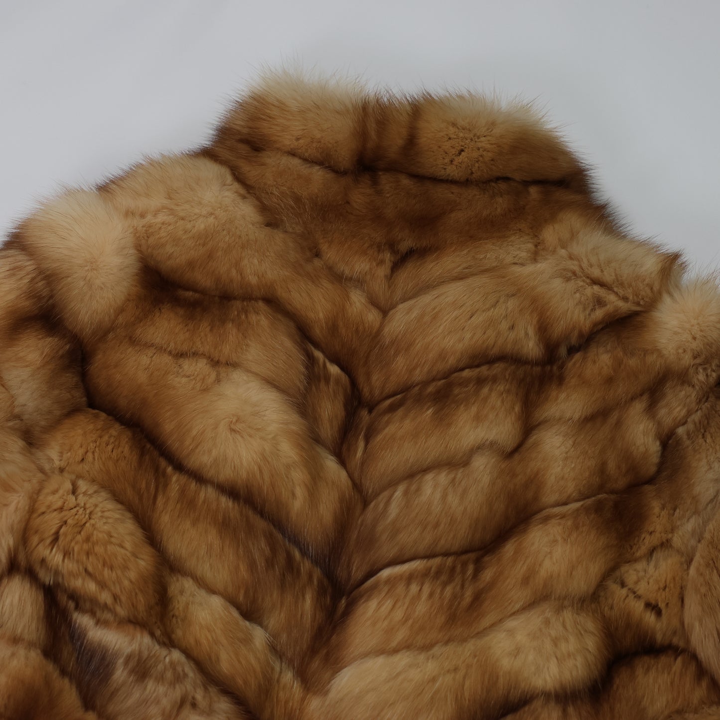 Vintage Christian Dior Paris Golden Marten Fur Coat