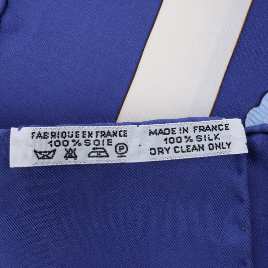 Hermes Carré 90 "Cheval Turc" 100% Silk Scarf