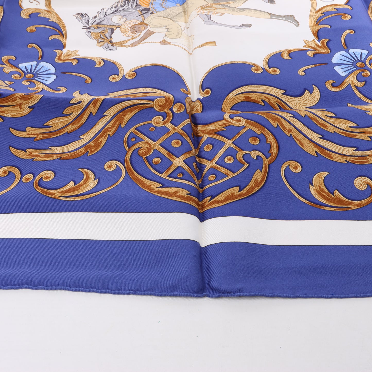 Hermes Carré 90 "Cheval Turc" 100% Silk Scarf