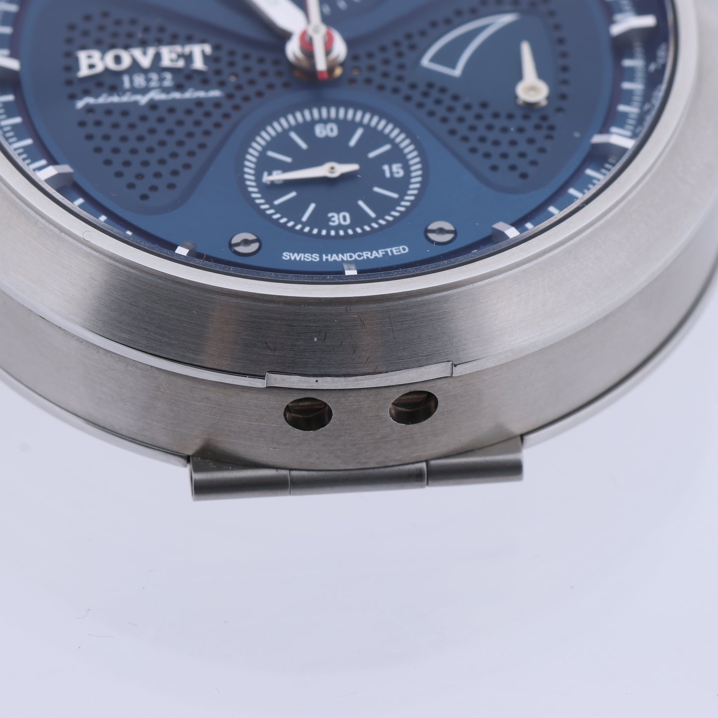 Montre chronographe Bovet Sergio Split-Second SS, cadran bleu marine, 45 mm, SEPIN002