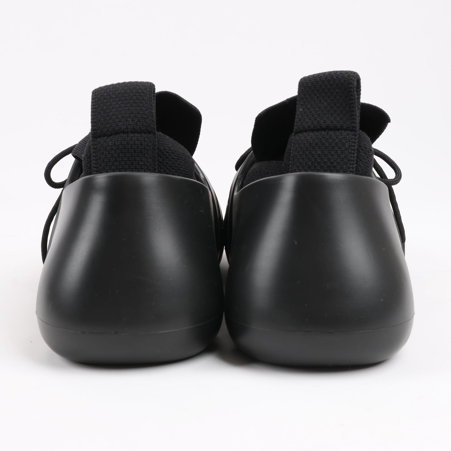 Baskets Bottega Veneta Trails Knit x Rubber noires, pointure 42