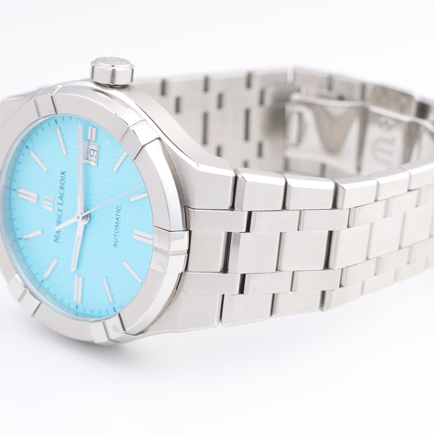 Maurice Lacroix Icon Automatic Summer Edition AI6008-SS00F-431-C BB23560 SS AT Trquoise Dial Watch