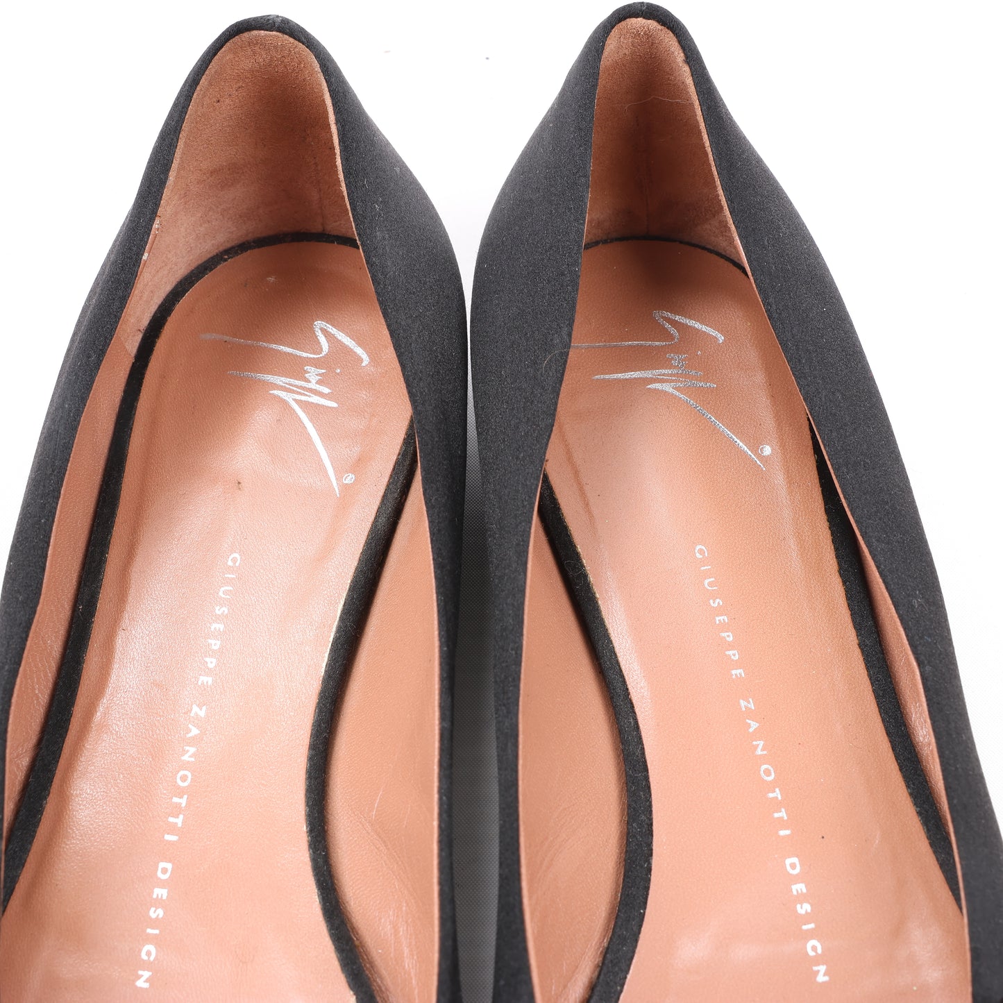 Giuseppe Zanotti Black Ballet Flats with Bow in Size 37 EU