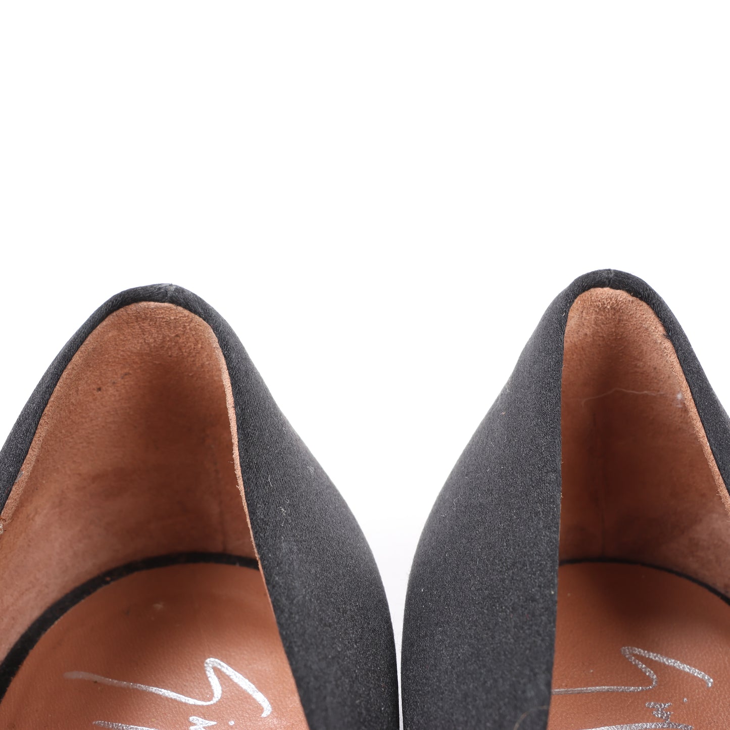 Giuseppe Zanotti Black Ballet Flats with Bow in Size 37 EU