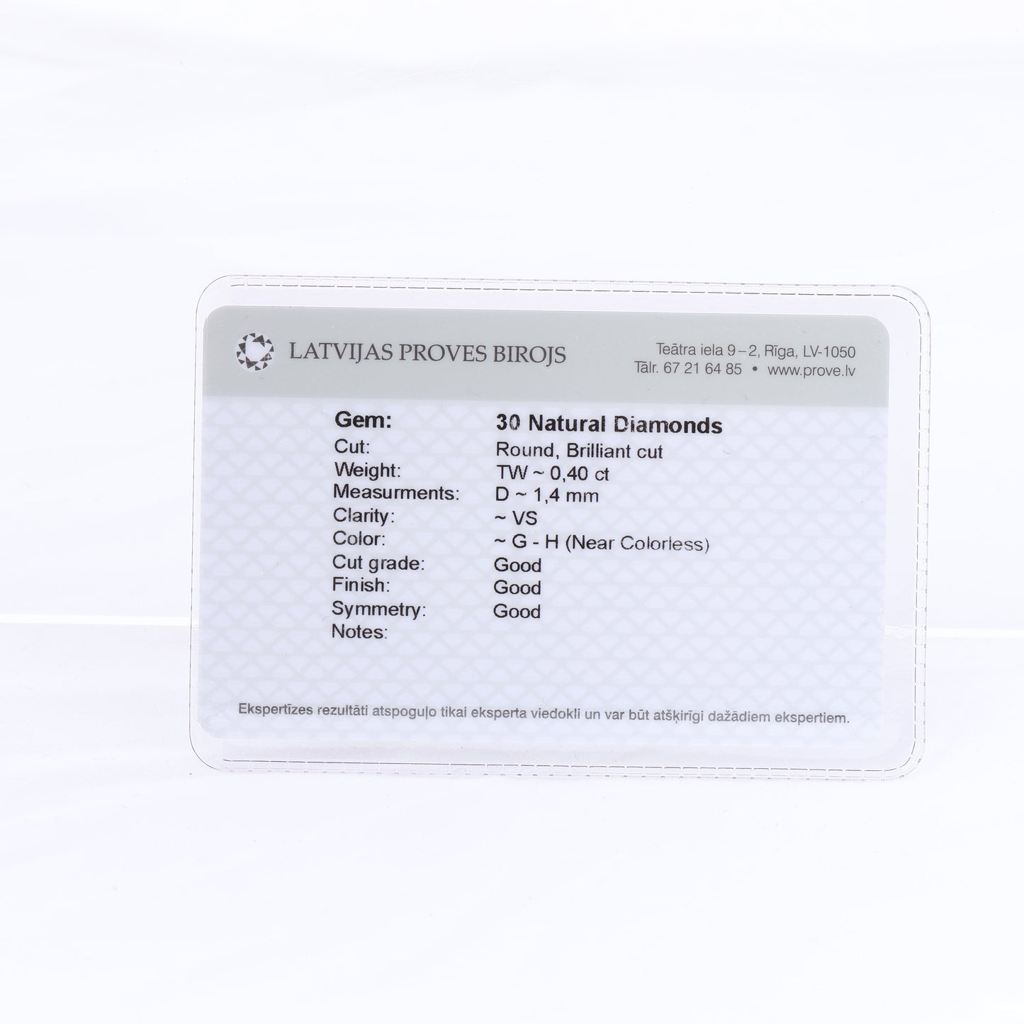 Non Signe / Unsigned 14K White Gold Ring with 30 Natural Diamonds