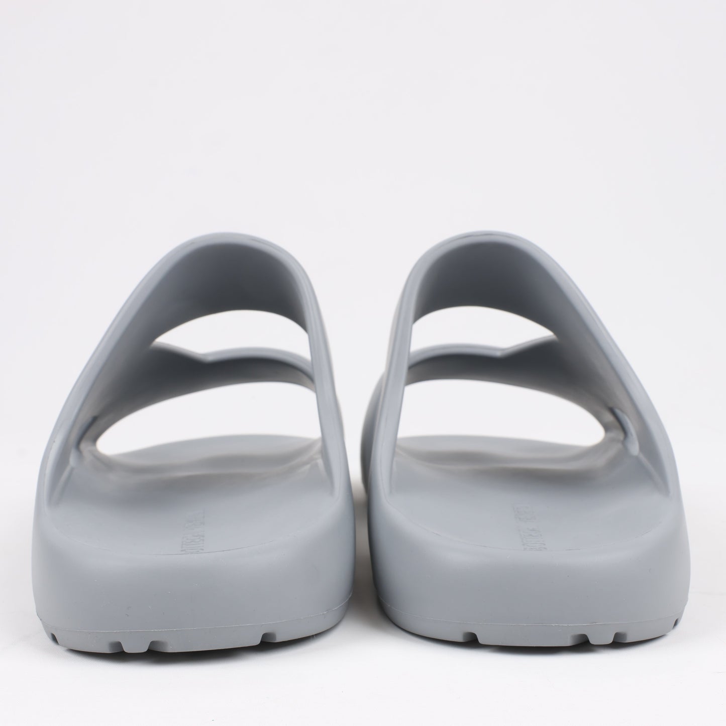 Bottega Veneta Rubber Band Sandals in Grey, Size 43 EU