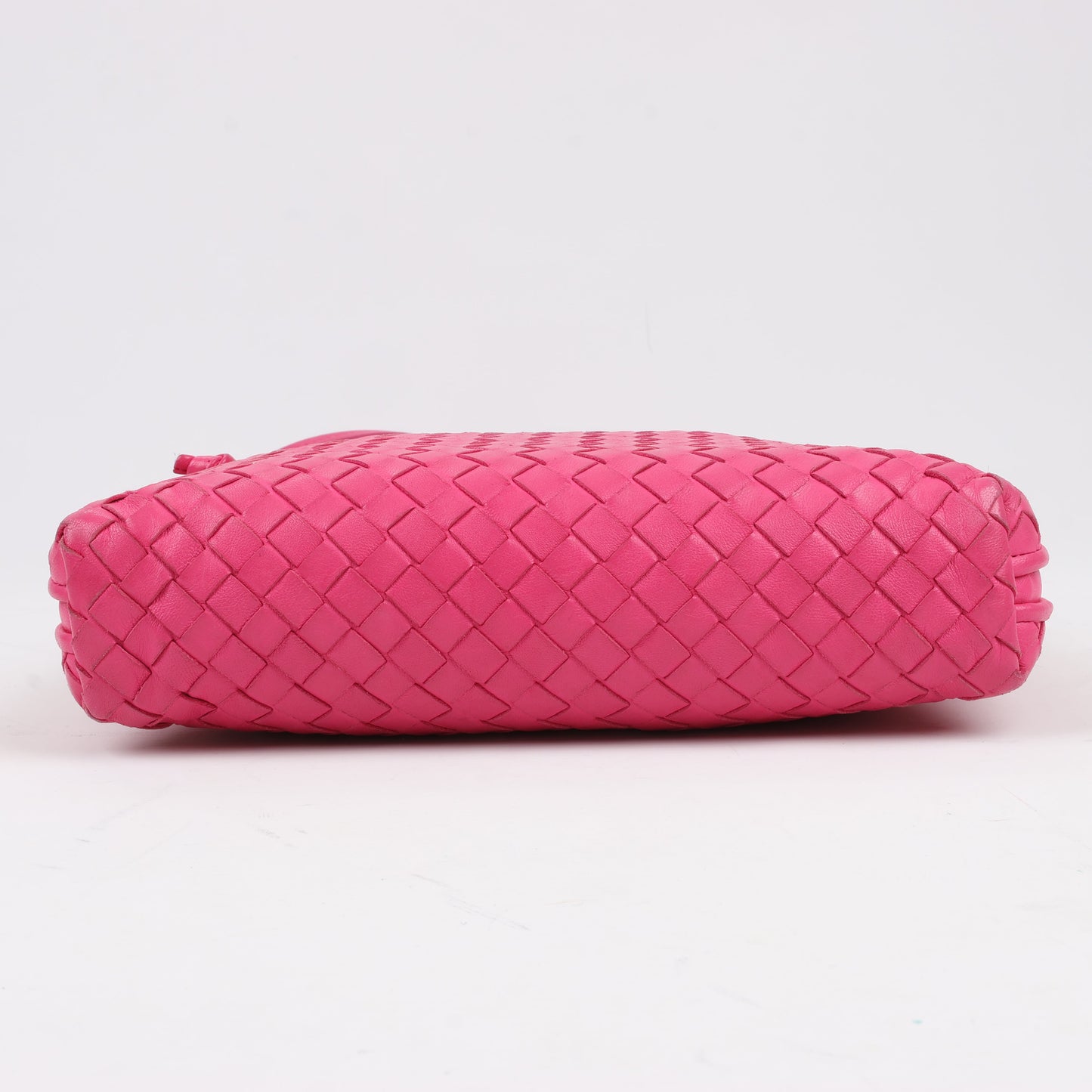 Bottega Veneta Intrecciato Nodini Crossbody Bag in Pink
