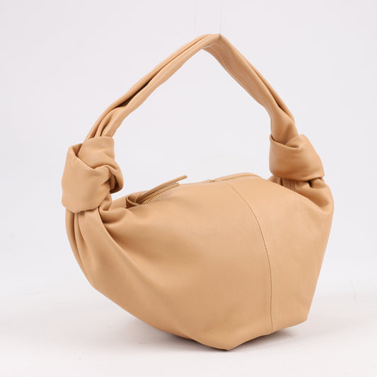 BOTTEGA VENETA Mini Double Knot Handbag in Beige