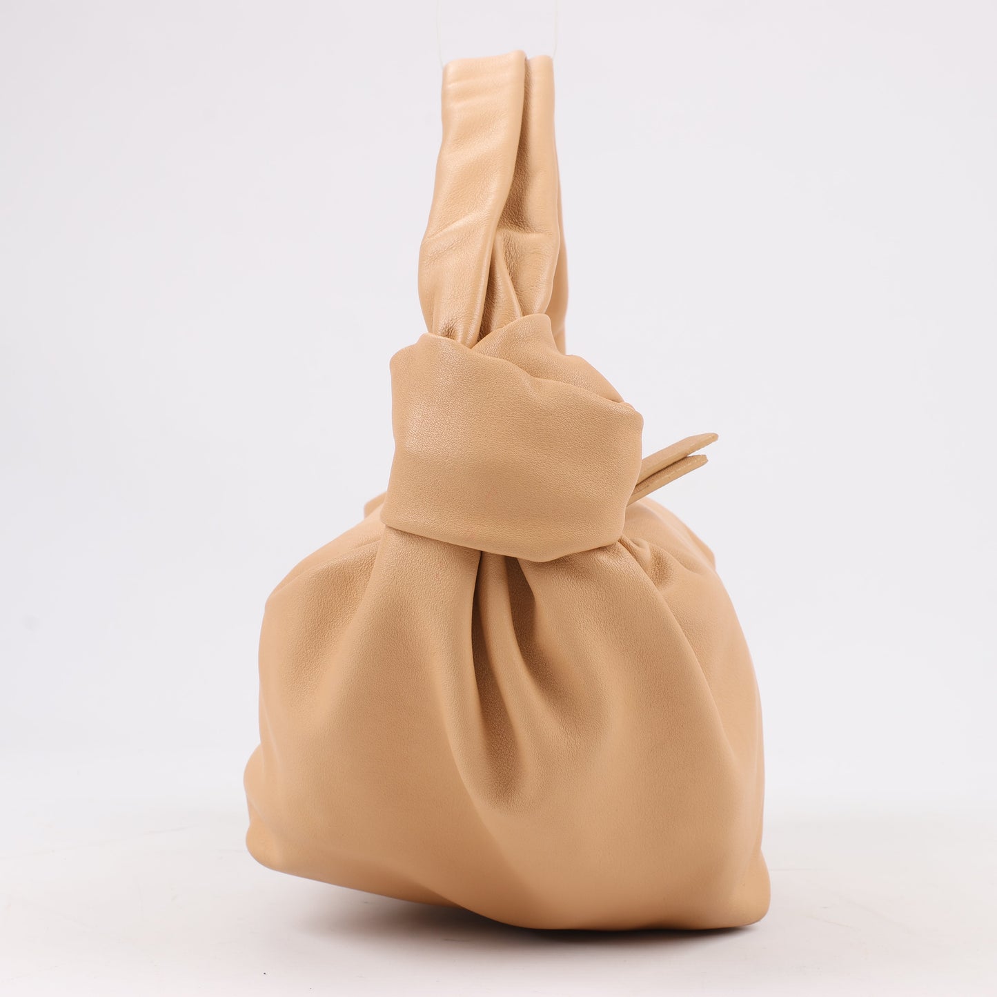 BOTTEGA VENETA Mini Double Knot Handbag in Beige
