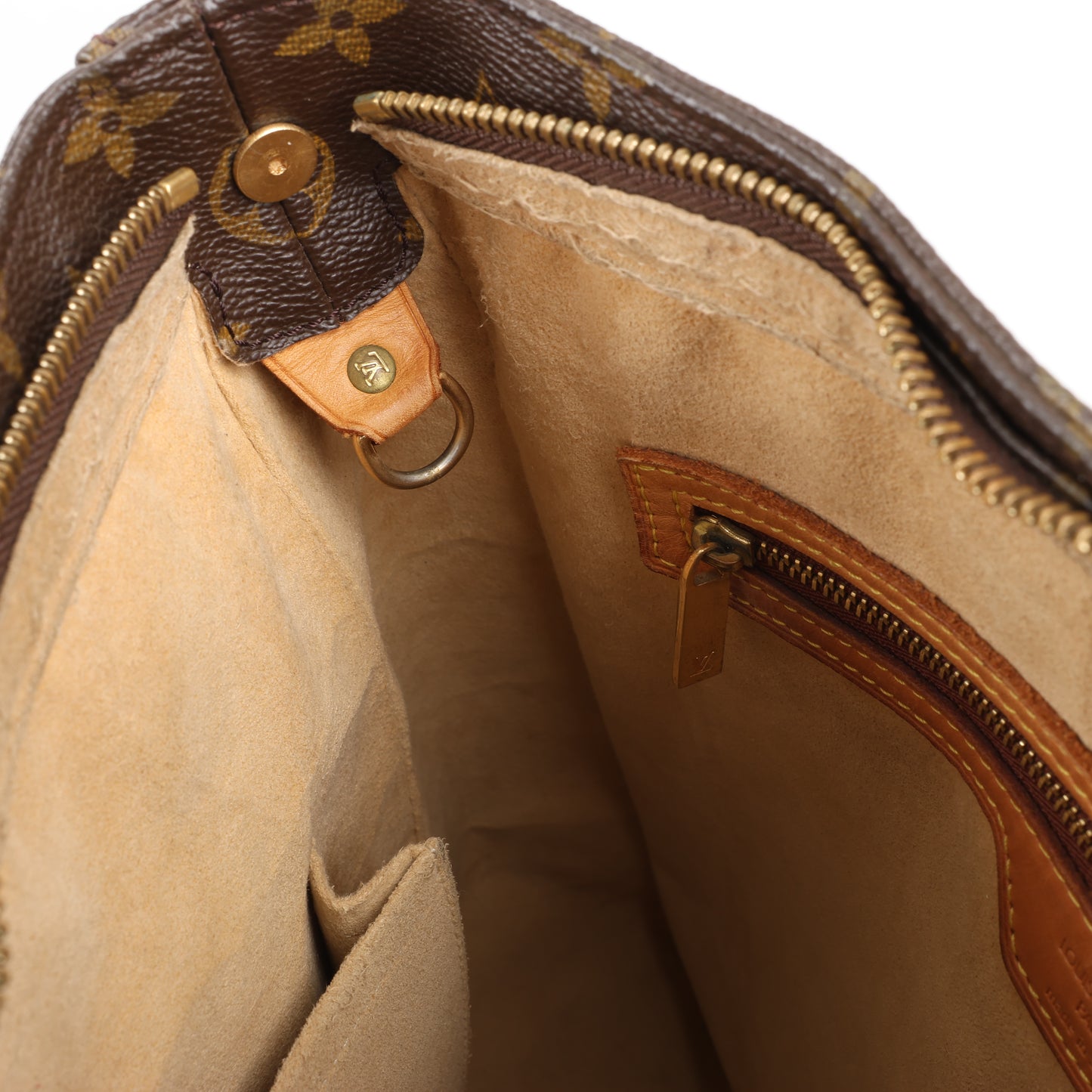 Sac bandoulière Louis Vuitton en toile Monogram Looping GM M51145