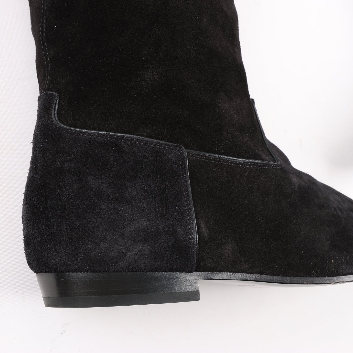 Celine Chat Botté Over-The-Knee Flat Boot in Suede Calfskin in Size 38 RM0220