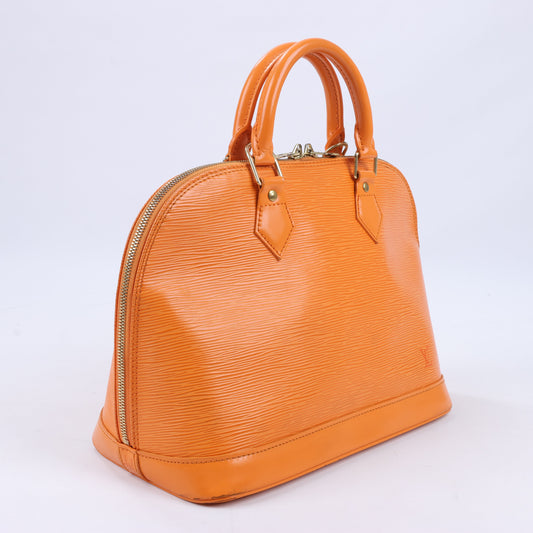 Louis Vuitton Epi Leather Alma PM Handbag in Orange M40623
