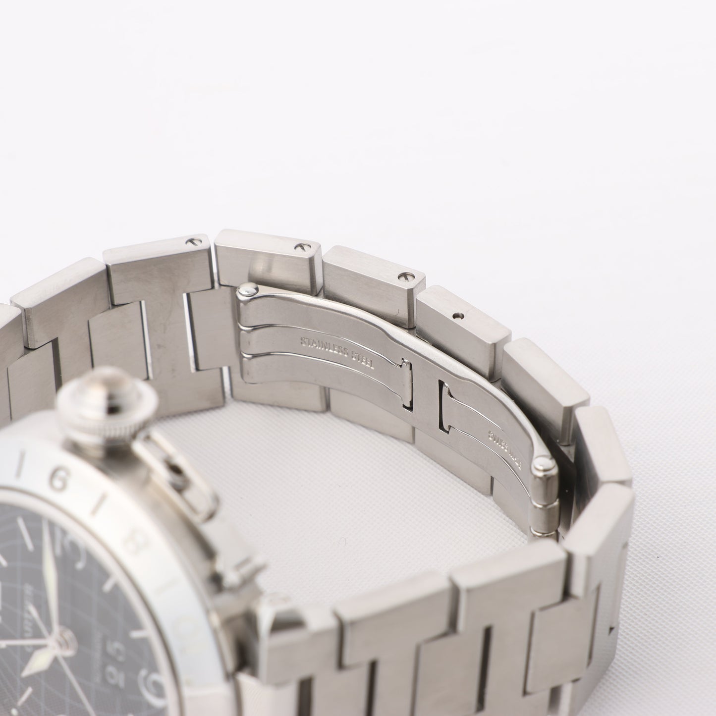 CARTIER Pasha C W31049M7 2550824719CD SS AT Black Dial Watch