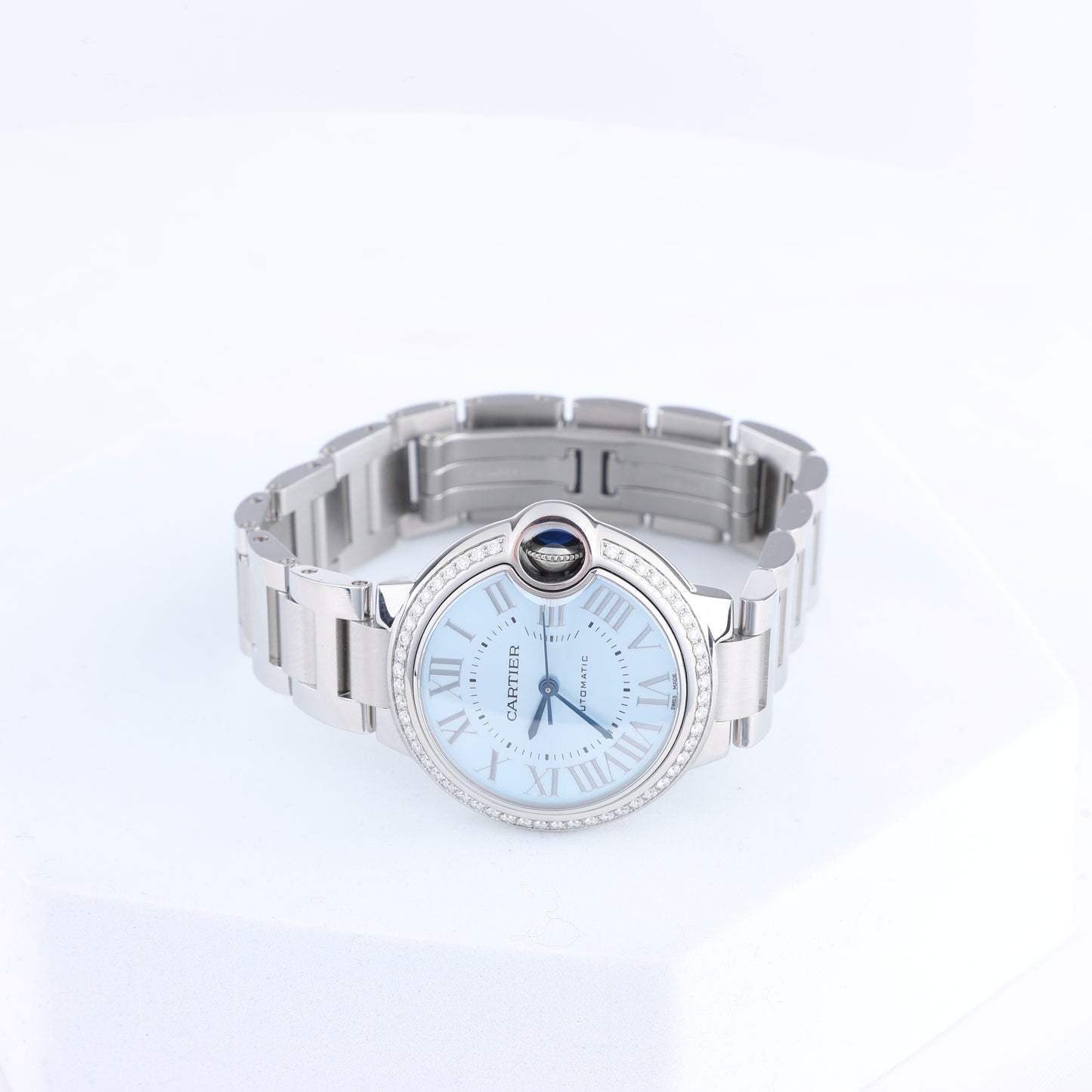 Montre Cartier Ballon Bleu W4BB0028 SS AT à cadran bleu