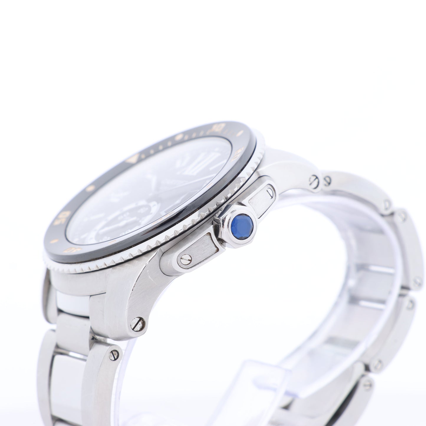 Cartier Calibr Doo Cartier W7100057 3729101416VX SS AT Black Dial Watch