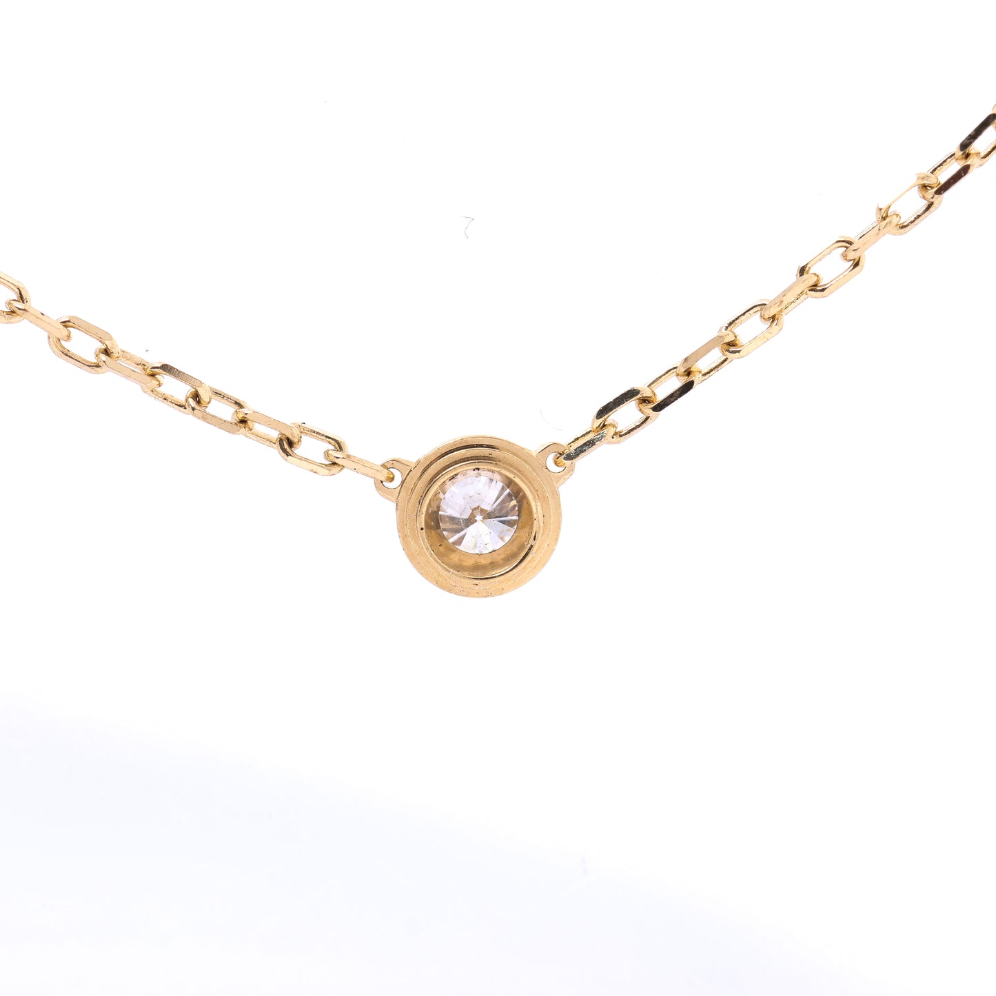 Collier diamant Cartier Damenuhr SM 750 (YG) 2,7 g
