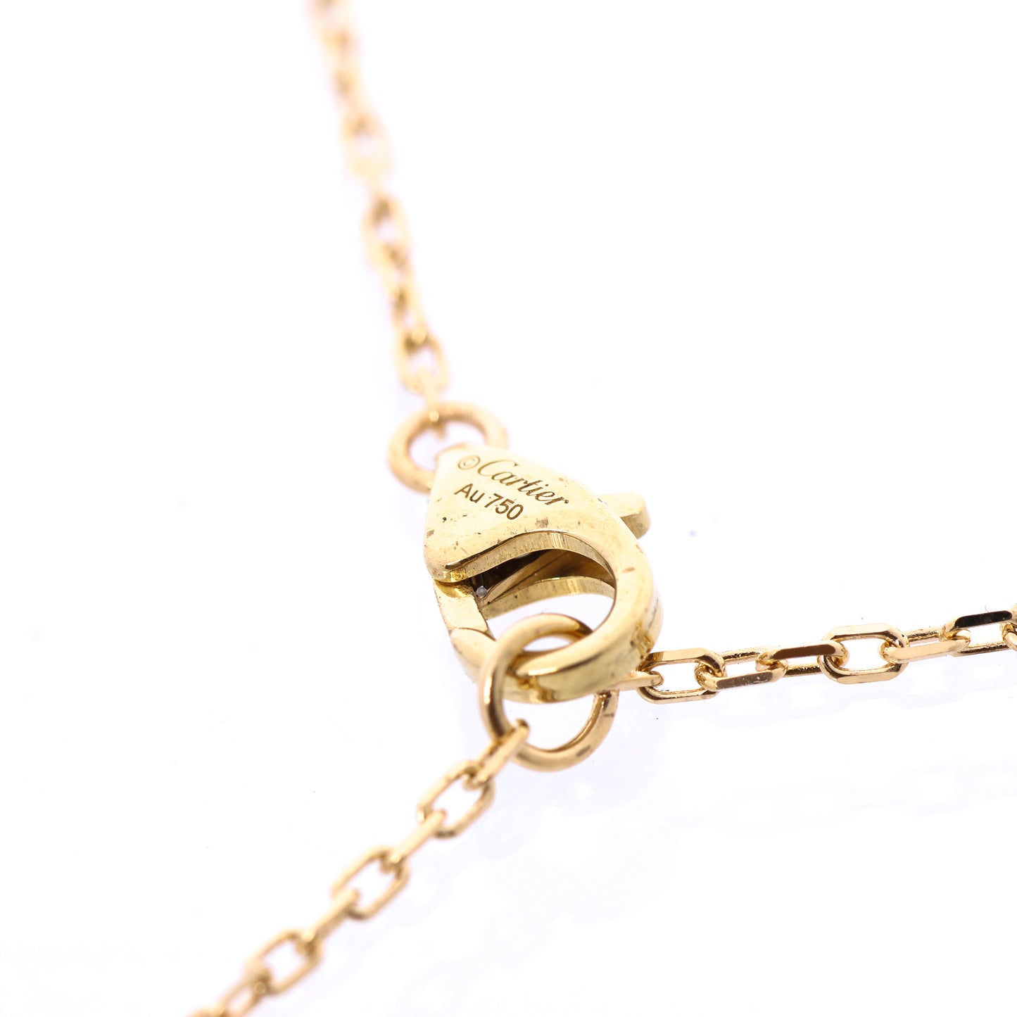 Collier diamant Cartier Damenuhr SM 750 (YG) 2,7 g