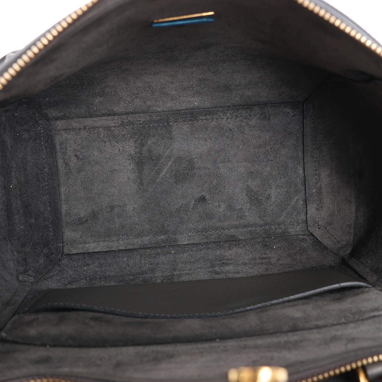 CELINE Belt Bag Grained Leather Micro 2Way Handbag in Gray