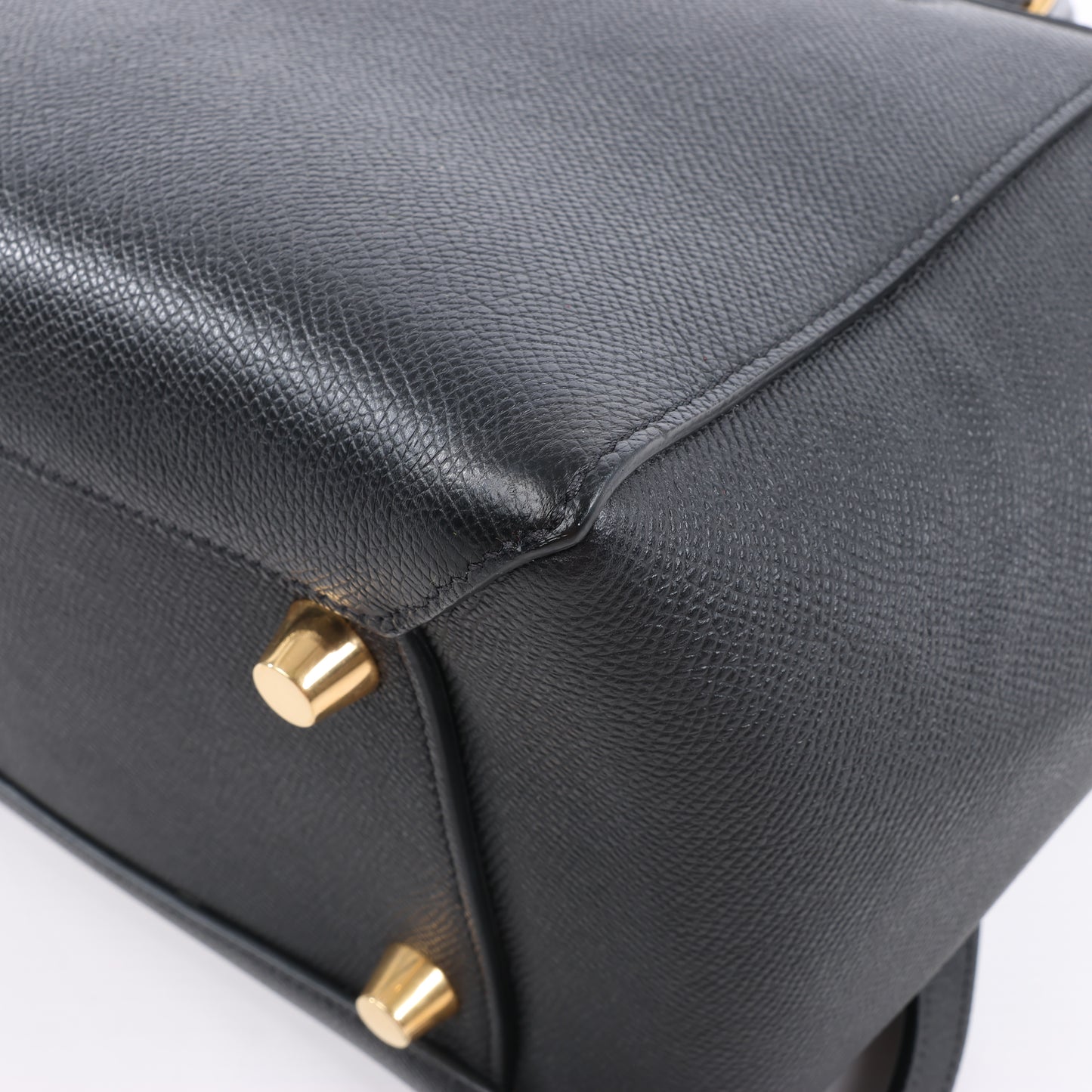 Celine Belt Bag Mini Leather 2way Handbag in Black