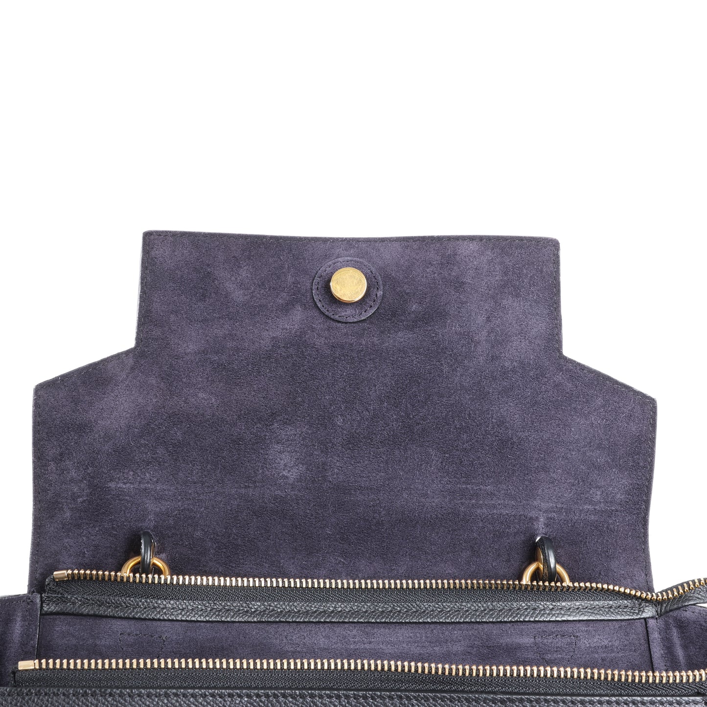 Celine Belt Bag Mini Leather 2way Handbag in Black