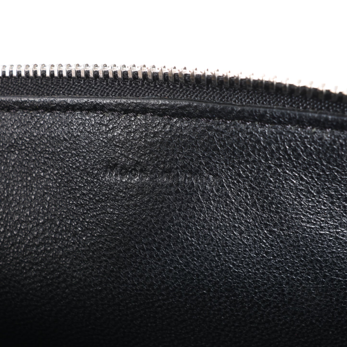 Celine Trio Oversized Edge Leather Crossbody bag in Black