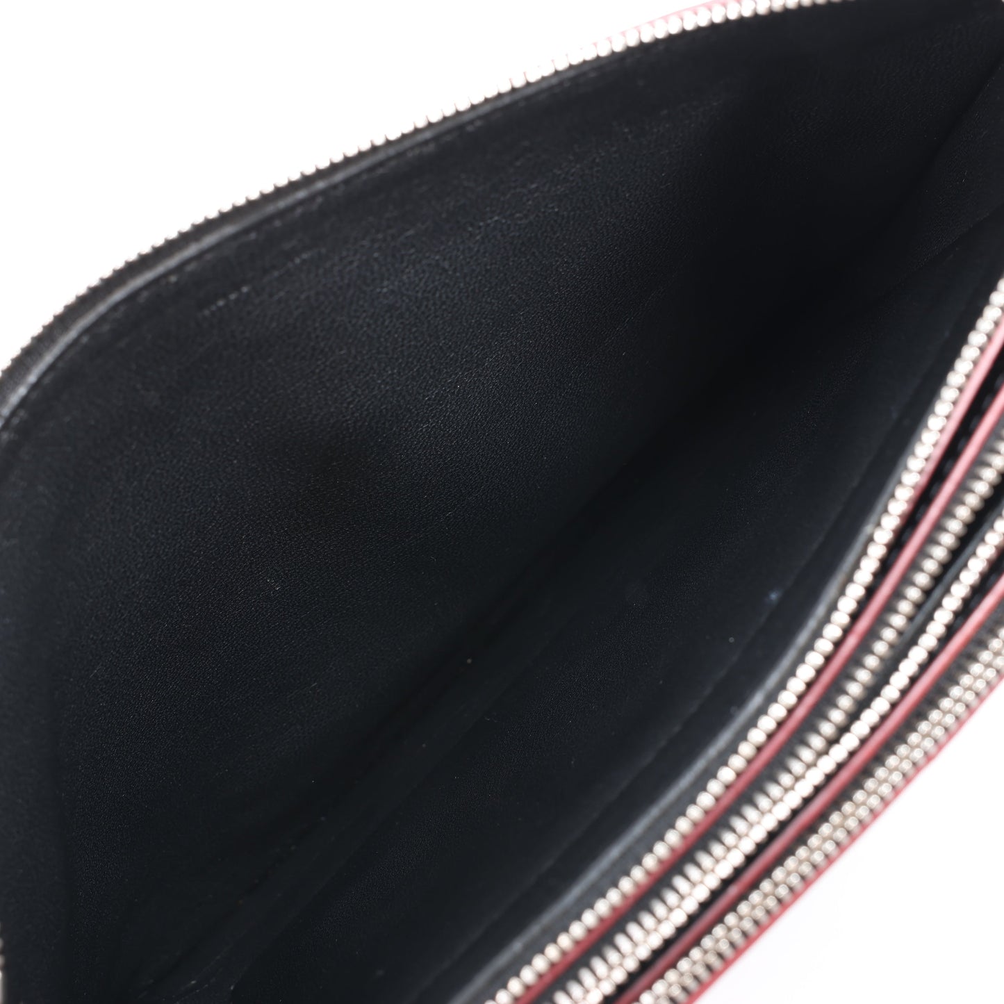 Celine Trio Oversized Edge Leather Crossbody bag in Black
