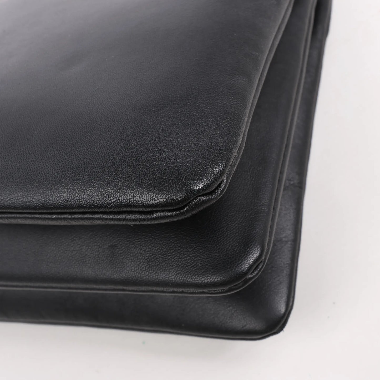 Celine Trio Large Leather Crossbody bag in Black